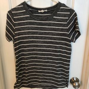 Short sleeved striped shirt